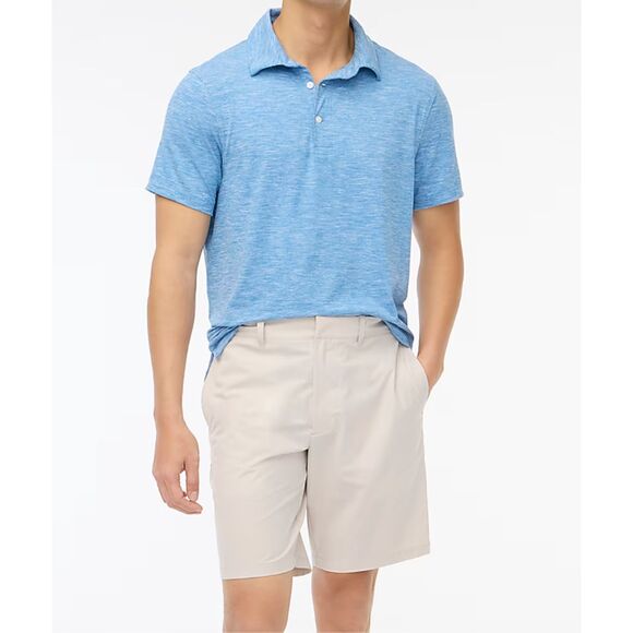 J. Crew Men's Beige 9" Tech Shorts Stone Summer Stretch Golf Casual Athletic 33 - Picture 8 of 8